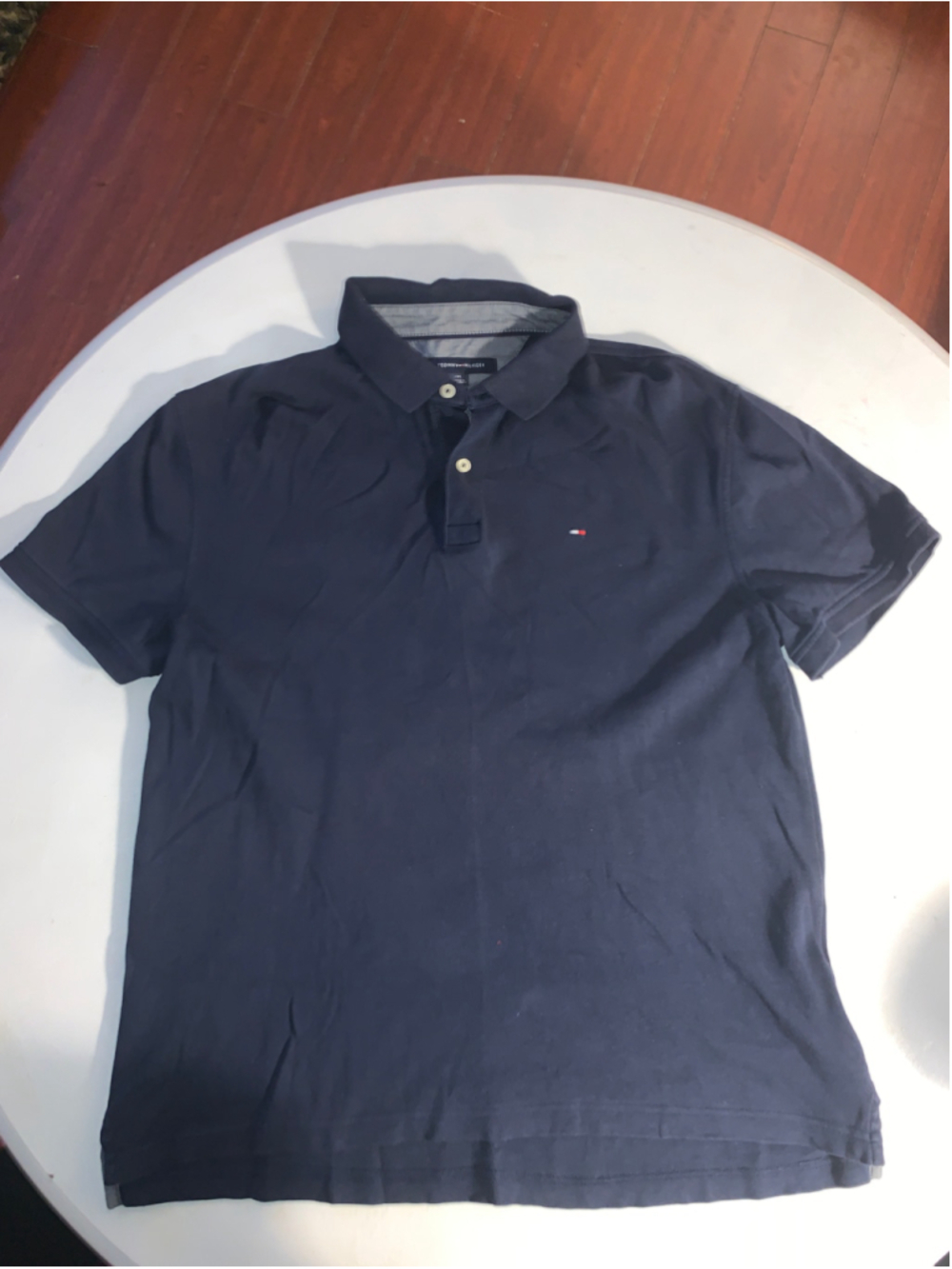 Men's Tommy Hilfiger Navy Polo Shirt Size M